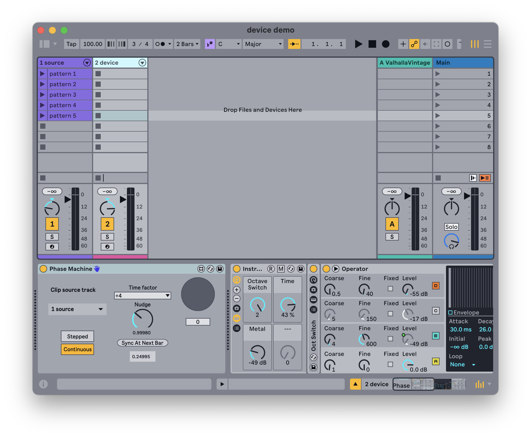 Phase Machine in use