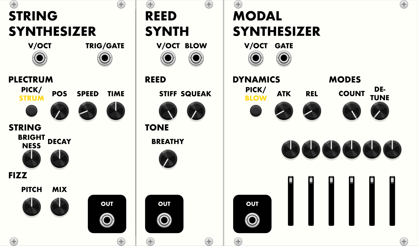 Modules in VCV Rack